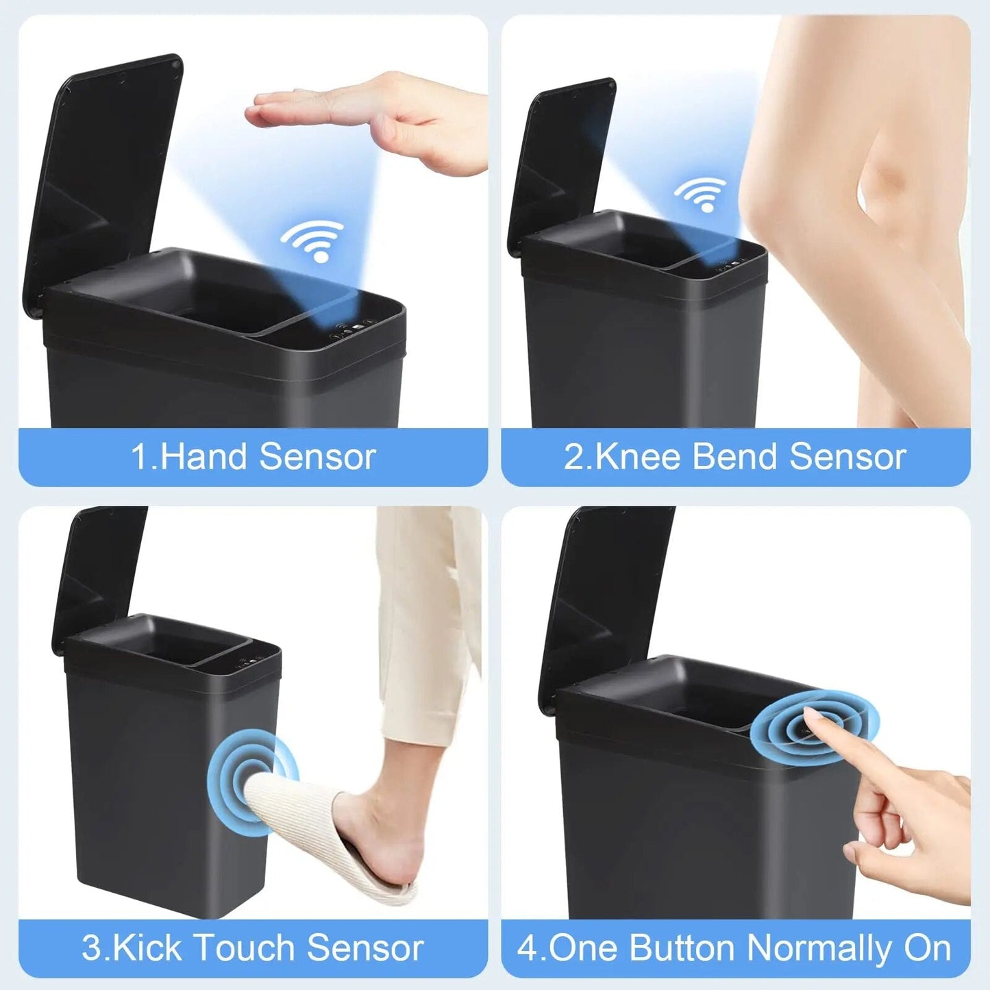 Touchless Bathroom Trash Can