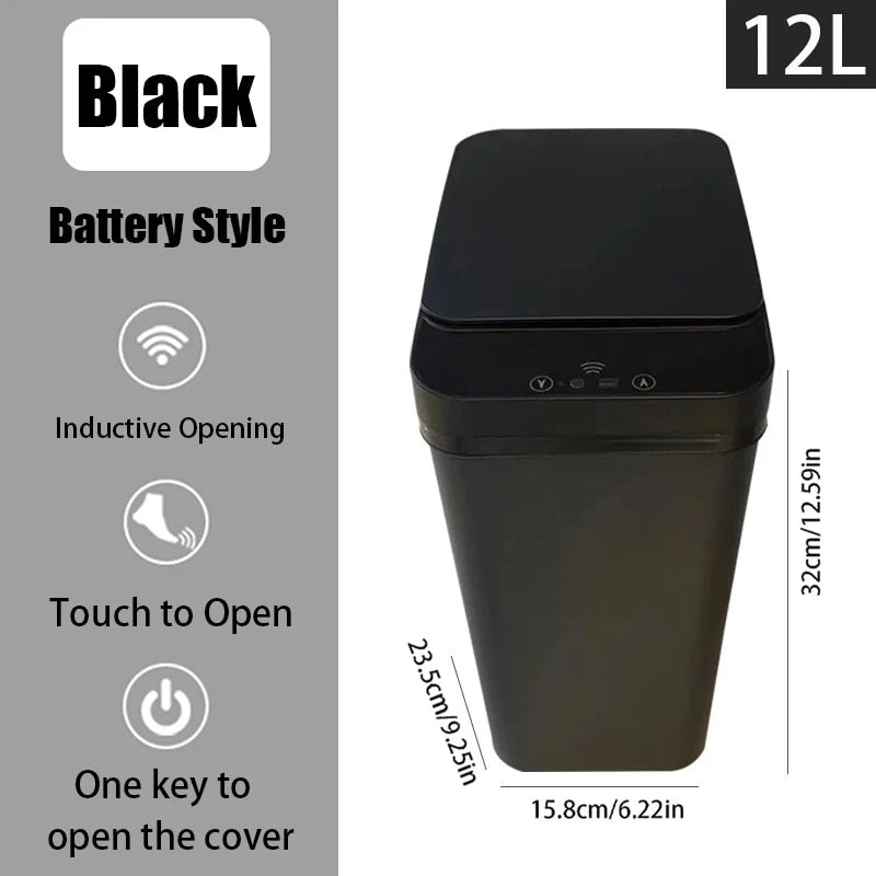 Touchless Bathroom Trash Can