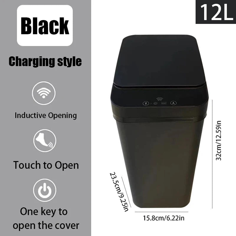 Touchless Bathroom Trash Can